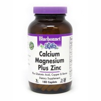 Bluebonnet Nutrition Calcium Magnesium plus Zinc, 180 каплет Bluebonnet Nutrition Calcium Magnesium plus Zinc, 180 каплет