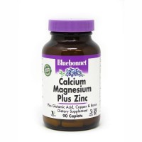 Bluebonnet Nutrition Calcium Magnesium plus Zinc, 90  каплет
