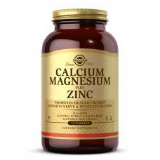 Solgar Calcium Magnesium Plus Zinc, 250 таблеток Solgar Calcium Magnesium Plus Zinc, 250 таблеток