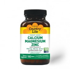 Country Life Target-Mins Calcium Magnesium Zinc, 180 таблеток Country Life Target-Mins Calcium Magnesium Zinc, 180 таблеток