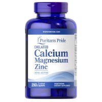 Puritan's Pride Calcium Magnesium Zinc, 250 капсул Puritan's Pride Calcium Magnesium Zinc, 250 капсул