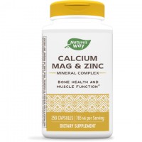 Nature's Way Calcium Mag & Zinc, 250 капсул Nature's Way Calcium Mag & Zinc, 250 капсул
