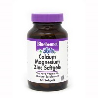 Bluebonnet Nutrition Calcium Magnesium Zinc, 60 капсул Bluebonnet Nutrition Calcium Magnesium Zinc, 60 капсул