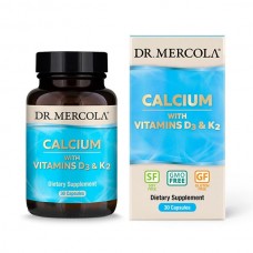 Dr. Mercola Calcium with Vitamins D3 and K2, 30 капсул Dr. Mercola Calcium with Vitamins D3 and K2, 30 капсул