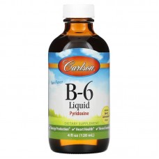 Carlson Labs Vitamin B6 Liquid, 120 мл - Ягідний лимонад Carlson Labs Vitamin B6 Liquid, 120 мл - Ягідний лимонад