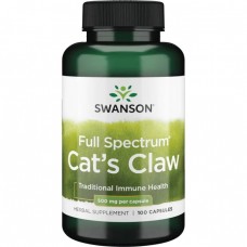 Swanson Cat's Claw 500 mg Full Spectrum, 100 капсул Swanson Cat's Claw 500 mg Full Spectrum, 100 капсул