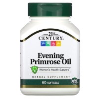 21st Century Evening Primrose Oil, 60 капсул 21st Century Evening Primrose Oil, 60 капсул