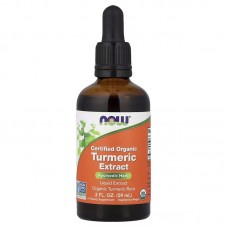 NOW Certified Organic Turmeric Extract, 59 мл
