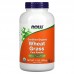 NOW Wheat Grass Pure Powder Certified Organic, 255 грам CN15622 NOW
