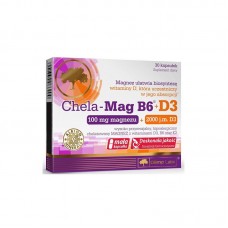 Olimp Sport Nutrition Chela-Mag B6+D3, 30 капсул Olimp Sport Nutrition Chela-Mag B6+D3, 30 капсул