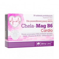 Olimp Sport Nutrition Chela-Mag B6 Cardio, 30 таблеток Olimp Sport Nutrition Chela-Mag B6 Cardio, 30 таблеток