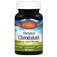 Carlson Labs Chelated Chromium, 300 таблеток Carlson Labs Chelated Chromium, 300 таблеток
