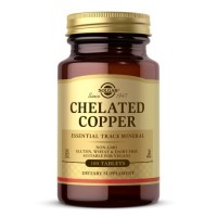 Solgar Chelated Copper, 100 таблеток