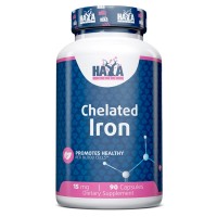 Haya Labs Chelated Iron 15 mg, 90 капсул Haya Labs Chelated Iron 15 mg, 90 капсул