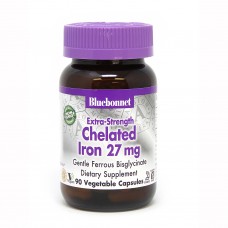 Bluebonnet Nutrition Extra-Strength Chelated Iron 27 mg, 90 вегакапсул Bluebonnet Nutrition Extra-Strength Chelated Iron 27 mg, 90 вегакапсул