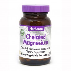 Bluebonnet Nutrition Chelated Magnesium, 60 вегакапсул Bluebonnet Nutrition Chelated Magnesium, 60 вегакапсул