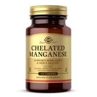 Solgar Chelated Manganese, 100 таблеток Solgar Chelated Manganese, 100 таблеток
