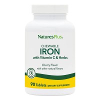 Natures Plus Chewable Iron, 90 таблеток Natures Plus Chewable Iron, 90 таблеток