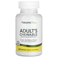 Natures Plus Adult's, 60 жевательных таблеток - Красный апельсин Natures Plus Adult's, 60 жевательных таблеток - Красный апельсин