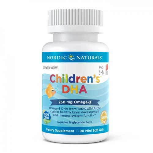 Nordic Naturals Children's DHA 250 mg, 90 капсул CN6884 Nordic Naturals Nordic Naturals Children's DHA 250 mg, 90 капсул CN6884 Nordic Naturals