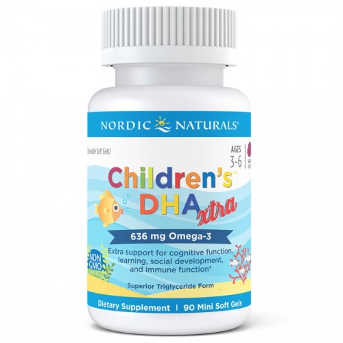 Nordic Naturals Children's DHA Xtra, 90 міні капсул CN6891 Nordic Naturals Nordic Naturals Children's DHA Xtra, 90 міні капсул CN6891 Nordic Naturals