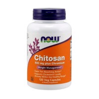 NOW Chitosan Plus 500 mg, 120 капсул NOW Chitosan Plus 500 mg, 120 капсул