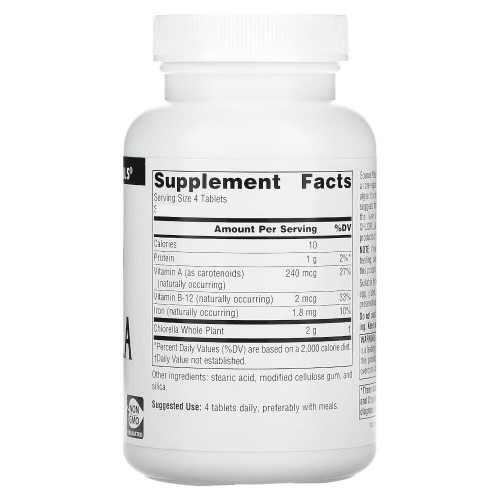 Source Naturals Chlorella, 100 таблеток CN12609 Source Naturals Source Naturals Chlorella, 100 таблеток CN12609 Source Naturals