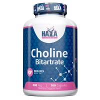 Haya Labs Choline Bitartrate 500 mg, 100 капсул Haya Labs Choline Bitartrate 500 mg, 100 капсул