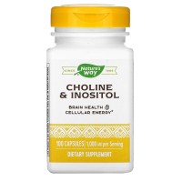 Nature's Way Choline & Inositol, 100 капсул Nature's Way Choline & Inositol, 100 капсул