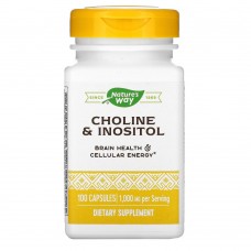 Nature's Way Choline & Inositol, 100 капсул