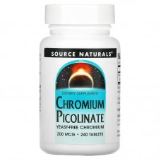 Source Naturals Chromium Picolinate, 240 таблеток Source Naturals Chromium Picolinate, 240 таблеток