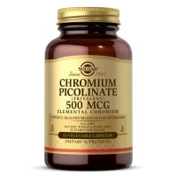 Solgar Chromium Picolinate 500 mcg, 60 вегакапсул Solgar Chromium Picolinate 500 mcg, 60 вегакапсул
