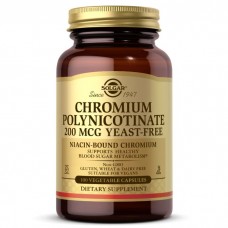 Solgar Chromium Polynicotinate 200 mcg, 100 вегакапсул Solgar Chromium Polynicotinate 200 mcg, 100 вегакапсул