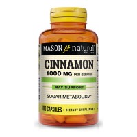 Mason Natural Cinnamon 1000 mg, 100 капсул Mason Natural Cinnamon 1000 mg, 100 капсул