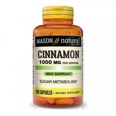 Mason Natural Cinnamon 1000 mg, 100 капсул Mason Natural Cinnamon 1000 mg, 100 капсул