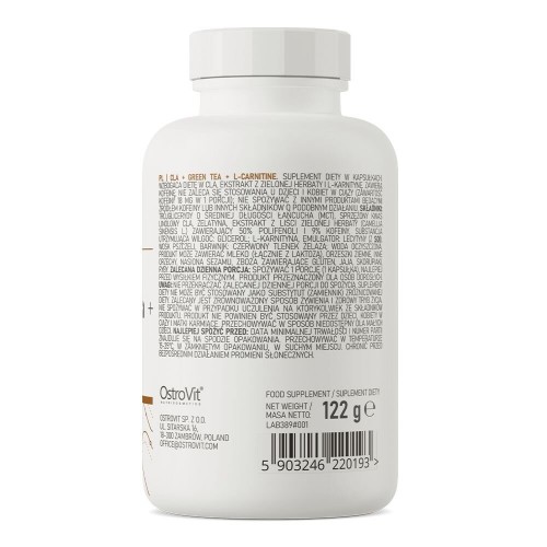 OstroVit CLA + Green Tea + L-Carnitine, 90 капсул CN1962 Ostrovit OstroVit CLA + Green Tea + L-Carnitine, 90 капсул CN1962 Ostrovit