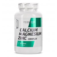 Progress Nutrition Calcium Magnesium Zinc Complex, 90 таблеток Progress Nutrition Calcium Magnesium Zinc Complex, 90 таблеток
