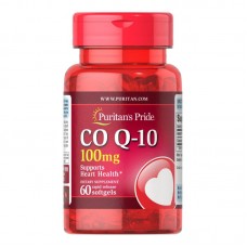 Puritan's Pride CO Q10 100 mg, 60 капсул Puritan's Pride CO Q10 100 mg, 60 капсул