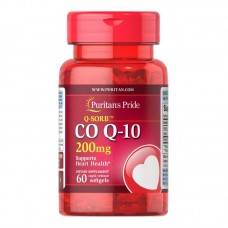 Puritan's Pride CO Q10 200 mg, 60 капсул Puritan's Pride CO Q10 200 mg, 60 капсул