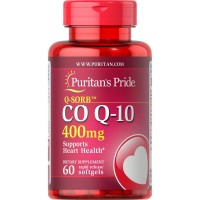 Puritan's Pride CO Q10 400 mg, 60 капсул Puritan's Pride CO Q10 400 mg, 60 капсул