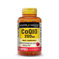 Mason Natural Co Q10 200 mg, 30 капсул Mason Natural Co Q10 200 mg, 30 капсул