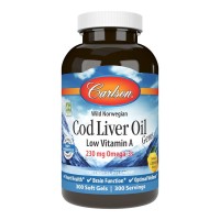 Carlson Labs Cod Liver Oil Gems Low Vitamin A, 300 капсул Carlson Labs Cod Liver Oil Gems Low Vitamin A, 300 капсул