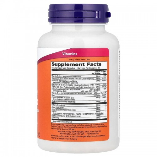 NOW NOW Coenzyme B-Complex, 120 вегакапсул CN20453-1 NOW NOW Coenzyme B-Complex, 120 вегакапсул CN20453-1