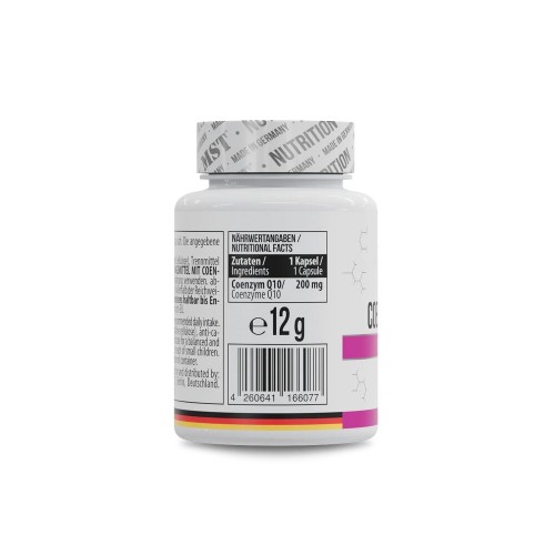 MST Nutrition Coenzyme Q10 200 mg, 30 капсул CN16780 MST MST Nutrition Coenzyme Q10 200 mg, 30 капсул CN16780 MST