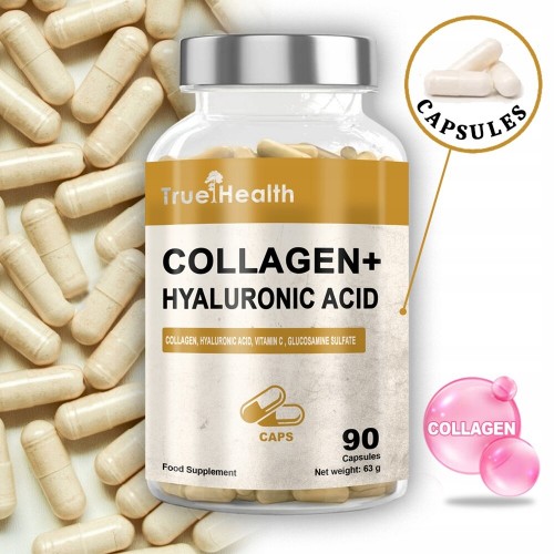 True Health Collagen + Hyaluronic, 90 капсул CN16612 True Health True Health Collagen + Hyaluronic, 90 капсул CN16612 True Health