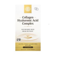 Solgar Collagen Hyaluronic Acid Complex, 30 таблеток Solgar Collagen Hyaluronic Acid Complex, 30 таблеток
