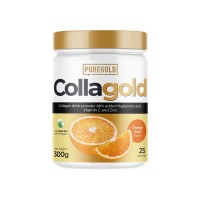 Pure Gold Protein CollaGold, 300 грамм - Апельсиновый сок Pure Gold Protein CollaGold, 300 грамм - Апельсиновый сок