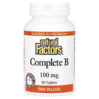 Natural Factors Complete B, 90 таблеток