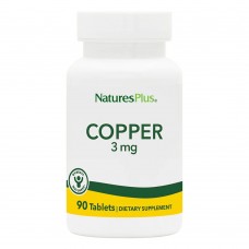 Natures Plus Copper 3 mg, 90 таблеток