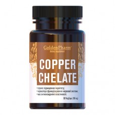 Golden Pharm Copper Chelate, 90 вегакапсул